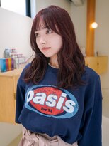 ニール 名古屋 伏見 丸の内(NEELU)&nbsp;【NEELU_ging】ワンカラーで作るボルドーカラー