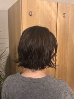 ルーンバイアンツ 茅ヶ崎北口店(Lune. by ANT'S)&nbsp;ミルクティーブロンド/ダークブルー/デジタルパーマ/茅ヶ崎