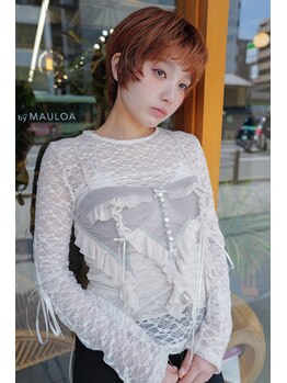 マウロア(MAULOA)の写真/【ショート超人気★】雑誌掲載多数!骨格/髪質/輪郭を見極め、自分史上一番可愛いStyleでオシャレを楽しむ♪