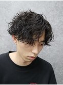 ニュアンスウルフ/波巻きツイストスパイラル/シャドウパーマ