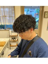 シエル ドゥ サワ(ciel de SAWA)&nbsp;波巻きパーマ×マッシュ