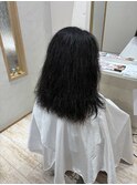 30代　くせ毛レベル★★★★★☆高難易度縮毛矯正Before