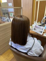 カイノ プラットプラット店(KAINO)&nbsp;自然なまとまりが続く美髪ストレート