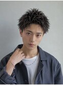 【横浜】無造作束感メンズショート