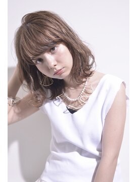 オルセン(OLSEN) ネイビーグレージュ×ミディアム×透明感