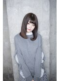 【salon de MiLK 原宿】ミディアムイルミナベージュワンカール