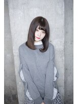 サロンドミルク 原宿(salon de MiLK)&nbsp;【salon de MiLK 原宿】ミディアムイルミナベージュワンカール