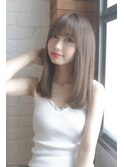 グレージュ/ストレート/グレージュ/イルミナ/道村