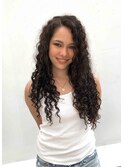外国人風スパイラルパーマ
