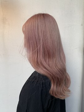 ヘアー アイス カンナ(HAIR ICI Canna) ペールピンクベージュ×イルミナカラー