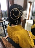暗髪ボブ×成人式