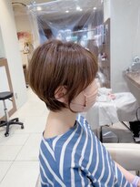 アッシュ 大泉学園店(Ash)&nbsp;【白髪ぼかしハイライト】絶壁解消ショートボブ