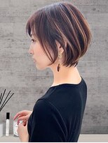 ヘアーアンジェ 伊達店(Hair ange) 【お客様スタイル】秋カラー×ショートボブNo.12