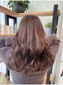 大人かわいい20代30代40代小顔ショコラベージュ１Zina千葉