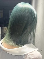 ゲーム 吉祥寺店(GAME)&nbsp;ダブルカラーミルクティーベージュカラーケアブリーチ韓国ボブ