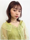 【山田】カシスピンク小顔くびれレイヤーウルフ20代30代40代