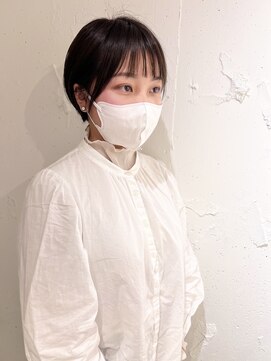 ラミエ バイ メルト 吉祥寺(lamie by melt) *滝田*ナチュラルブラウン小顔マッシュショートボブ20代30代40代