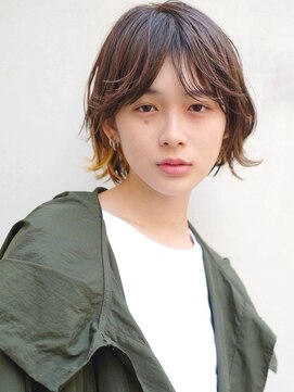 テテコケット(tete coquette) ポイントカラーが際立つカジュアルサマーボブ。