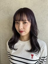 アシェット(assiette) 【安田汐里】バイオレットグレージュカラー
