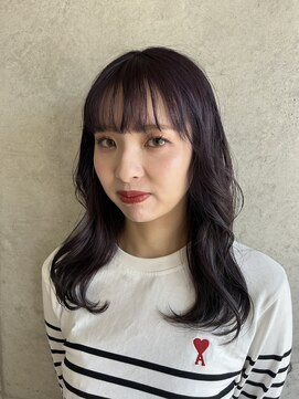 アシェット(assiette) 【安田汐里】バイオレットグレージュカラー