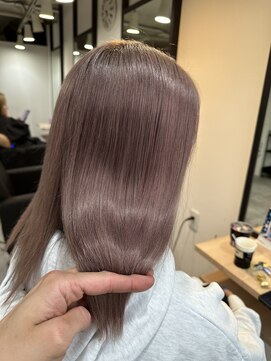 ラフ 難波店(LAFF) #黒髪#ボブルフ#ネビージュ#小顔#ワンレン