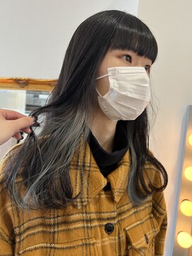 コワファースト  させぼ五番街店(COIFF1RST) インナーカラー × シルバー