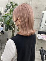 リノート バイ エゴル 名古屋(LINOET by ENGOL)&nbsp;【LINOET名古屋】手島カミラ　ピンクベージュ