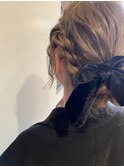 キレイめヘアセット