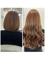 ハイエクステンション 京都駅前店(Hi-Extension)&nbsp;ライトベージュ×ピンク@dresser____098