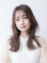 オースティン 調布アミックス(AUSTIN)&nbsp;大人かわいい前髪セシルカットココアブラウンフリンジウェーブ