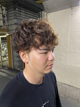 スウェル 船橋店(Swell) MEN'S/ダークアッシュ/アッシュ/カルマパーマ/ベリーショート1