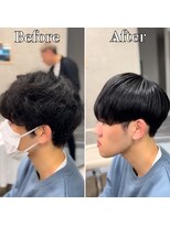 アッシュ 桜木町店(Ash)&nbsp;”横浜”メンズ専用縮毛矯正で創るマッシュ　【竹永侑央限定】