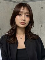 ノイ(noi)&nbsp;顔周りレイヤーカットくびれヘアミルクティーベージュカラー