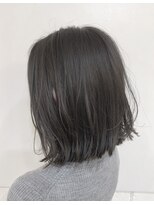 ニューカマー バイ ヘッドライト シブヤ(NEW COMER by HEADLIGHT shibuya)&nbsp;グレージュ×ミディアムレイヤー