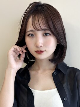 シエルバイアフロート(ciel by afloat) >>内巻きワンカールでつくるフェミニンボブ