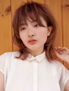 ブゾン(buZon) 【buZon ブゾン】前髪ウルフ☆ウェーブパーマ