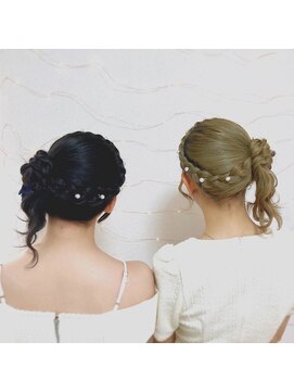 あみカチュ片っぽくらげヘア