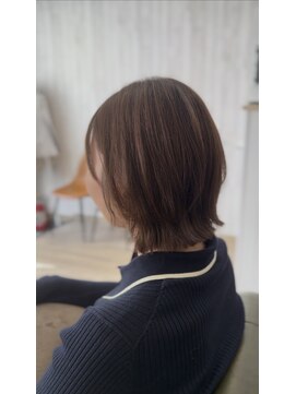 ボブ　レイヤー☆20代30代40代グレージュ