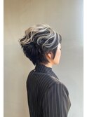 ショートヘアのヘアセット