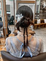 ルチア ヘア ステラ 京都店(Lucia hair stella)&nbsp;ヘアセット/ヘアアレンジ/カチモリヘア/結婚式/京都/河原町