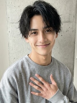 カバーヘア ブリス 上尾西口店(COVER HAIR bliss) ナチュラルアップバングソフトツイストパーマA12上尾20代30代