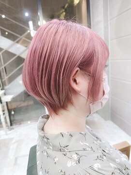 デイズ(days) 大人かわいいピンクベージュカラー/ひし形ショート