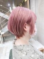 デイズ(days) 大人かわいいピンクベージュカラー/ひし形ショート