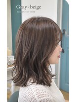 ヘアアトリエ ナイン(hair atelier nine) ハッシュカット/グレージュ/デザインカラー/福島市
