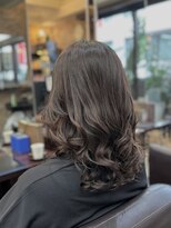 キャラ 池袋本店(CHARA)&nbsp;パーマサロン転々としてダメージした髪に優しいコテ巻き風パーマ