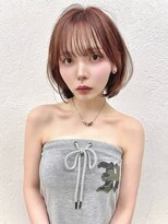 ミリ 奈良店(mm)&nbsp;レイヤーカット/髪質改善/マロンベージュ/学割/近鉄奈良