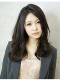 「The C 橋本店」大人の長め前髪で小顔ヘア・暗髪透明感