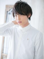 モッズヘア メン 上尾東口店(mod's hair men) ≪mod's men≫厚めバングが新鮮!黒髪フェザーマッシュE