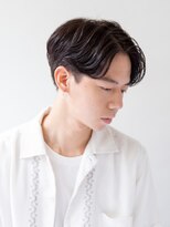 カンゴール サロン トウキョウ セントラル 原宿(KANGOL SALON TOKYO CENTRAL)&nbsp;【KANGOL】センターパート パーマ 韓国 ウルフ マッシュ カラー