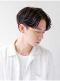【KANGOL】センターパート パーマ 韓国 ウルフ マッシュ カラー